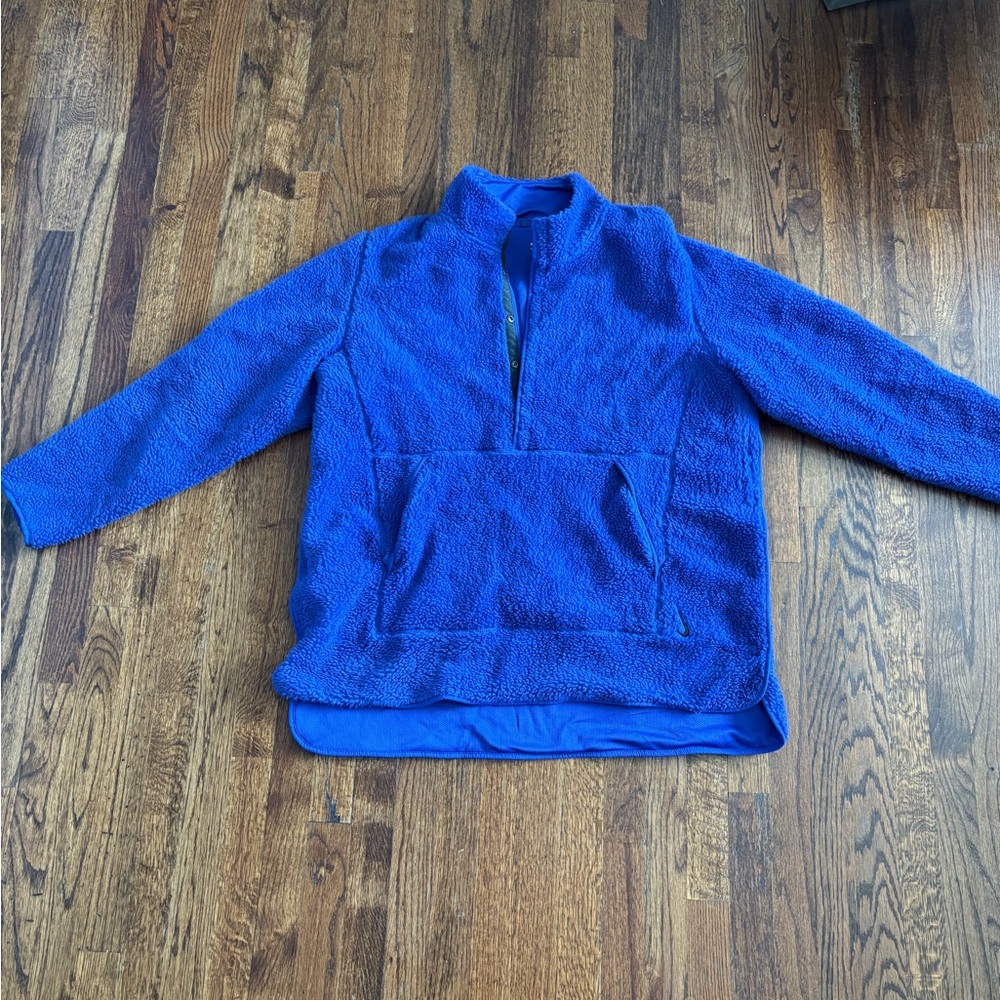 Nike Yoga‎ Jacket Men Xl Sherpa Pinnacle Pullover Fleece Loose Fit Sweatshirt